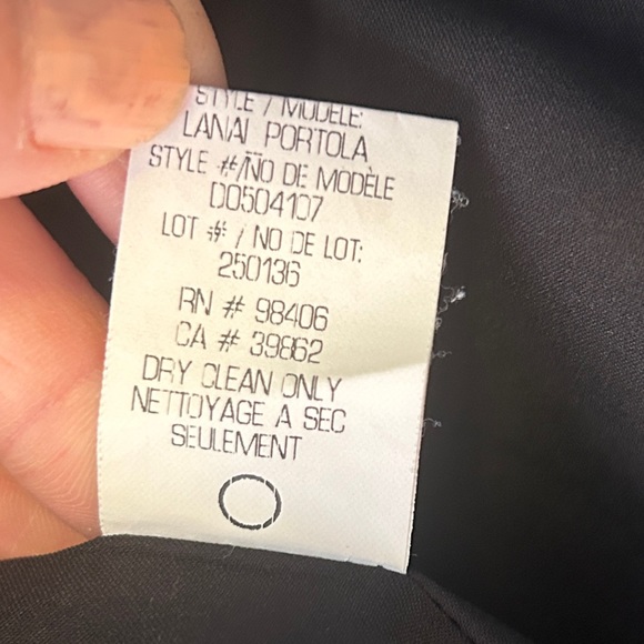 Theory Blue Black Pattern Lanai Blazer 8 (US size 4). - Picture 6 of 7